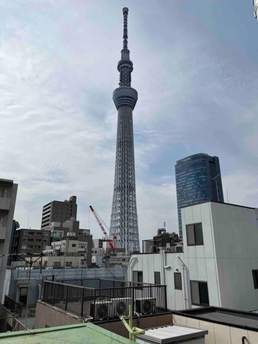 503 Oshiage Sta 3Mins Walk! Wi-Fi & Elevator 4Pax Apartment Tokyo Luaran gambar